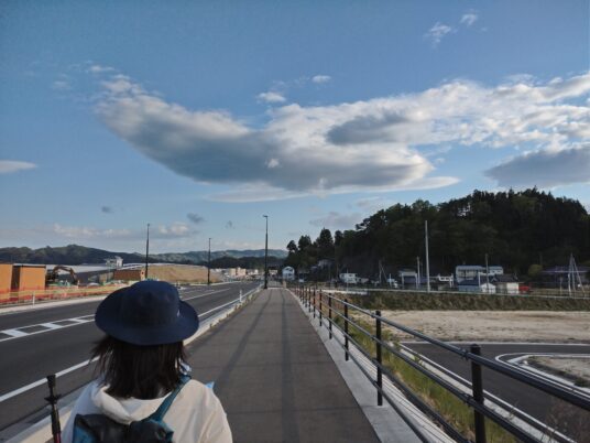 鯨の町のくじら雲