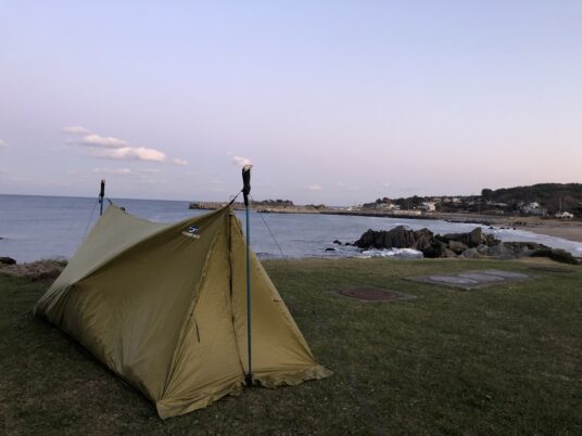 ツェルトの張り方体験会