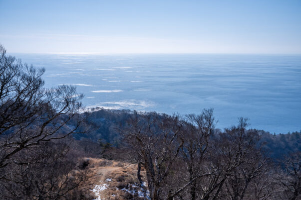 旧正月の金華山から