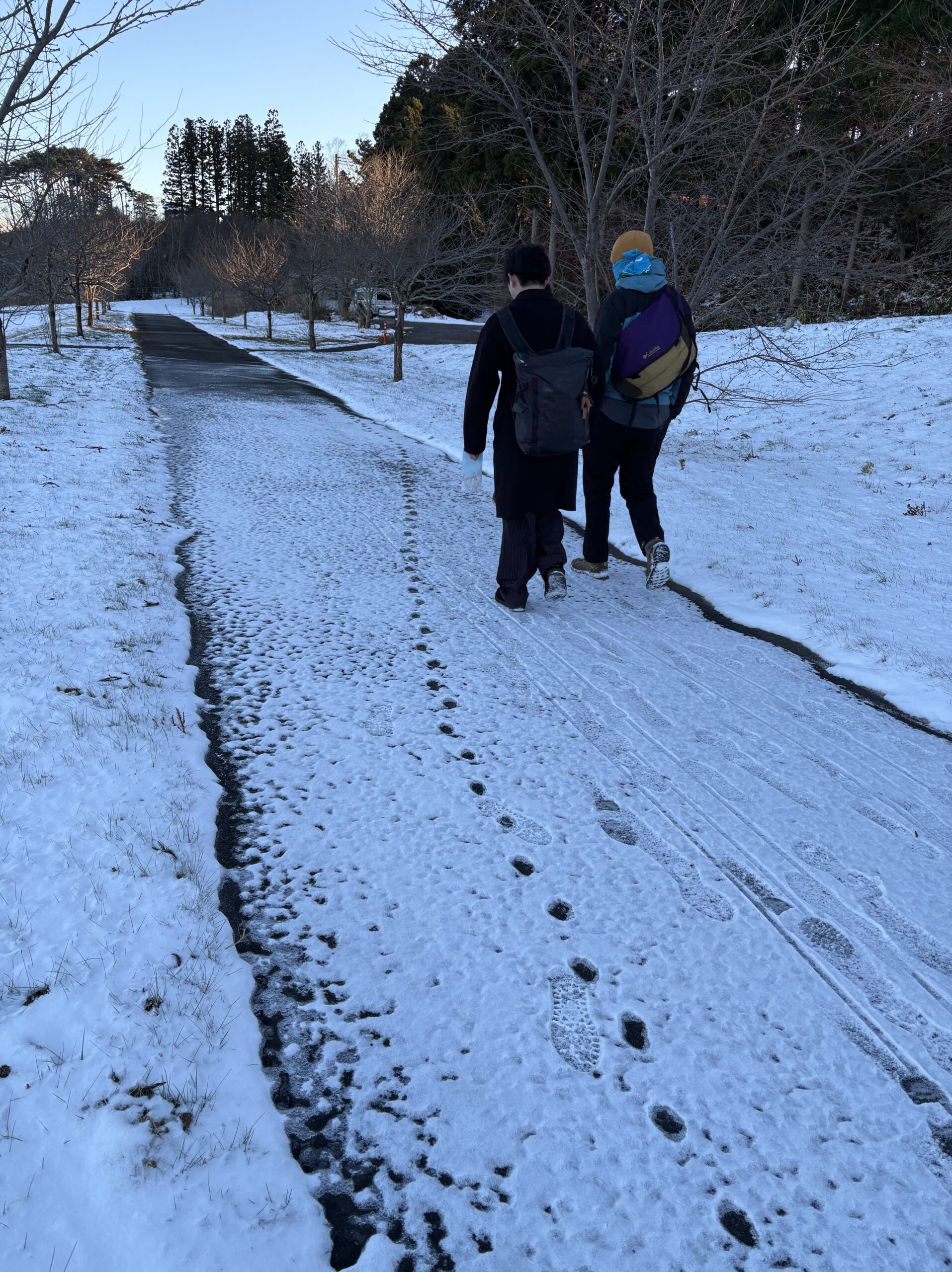 「来年はどこ歩く？」「え〜っと、、、」